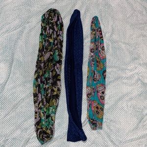 3 pack of women’s scarves ONE SIZE FITS ALL